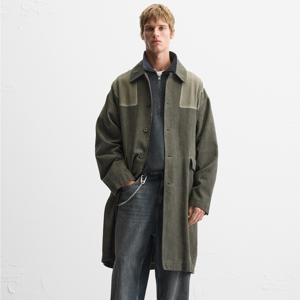 Zara Washed Trench Coat
